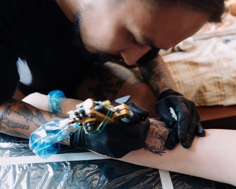 Forearm tattoo pain during a session, the placement our pain chart splits into outer and inner forearm bands