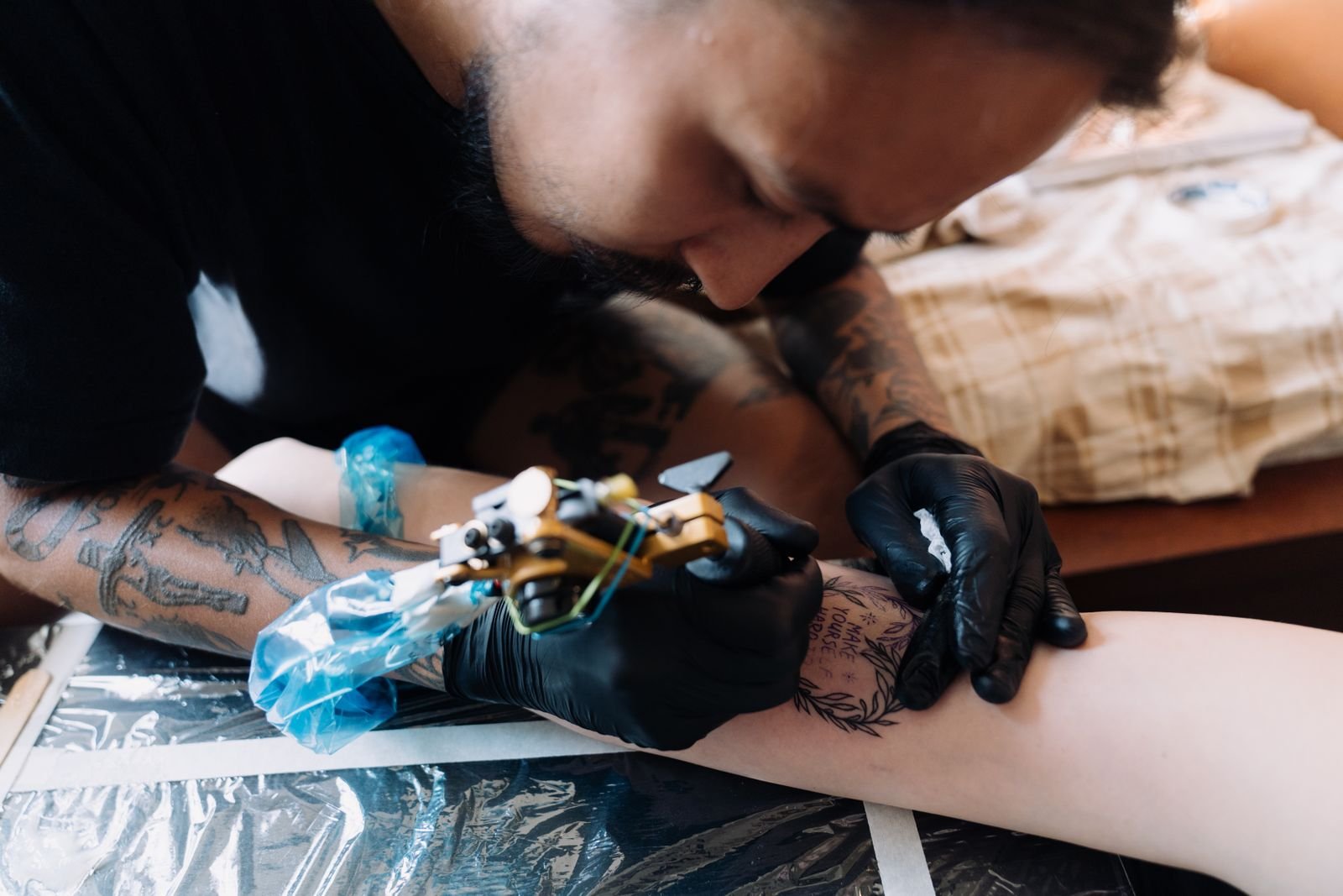 Forearm tattoo pain during a session, the placement our pain chart splits into outer and inner forearm bands